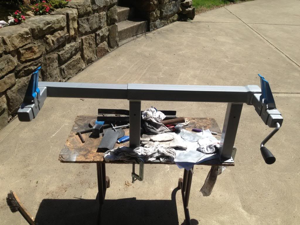 My version of an Inline Bow press, Trailer Jack style... Archery Talk